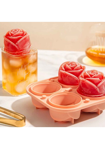 Iles Gurme Gül Buz Kalıbı, Kapaklı, Silikon, Çok Amaçlı Büyük Boy fiyatları