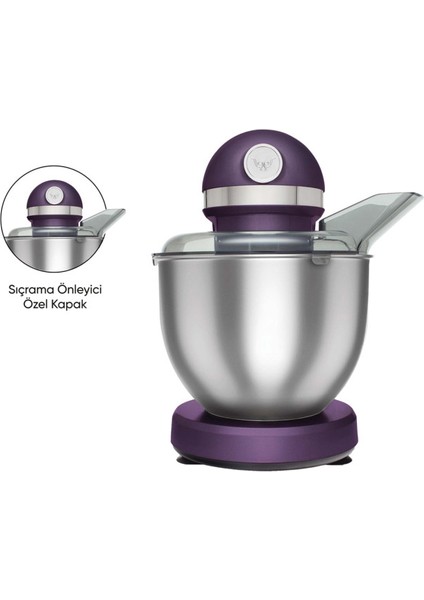 Mastermaid Chef Stand Mikser Grape Purple 1500W 5 Lt