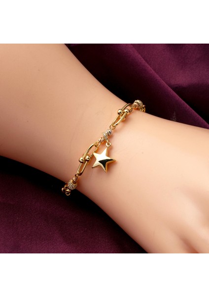 14 Ayar Yıldız Tiffany Pandora Altın Bileklik fiyatları