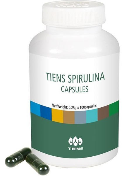 Spirulina İçeren Kapsül Takviye Edici Gıda