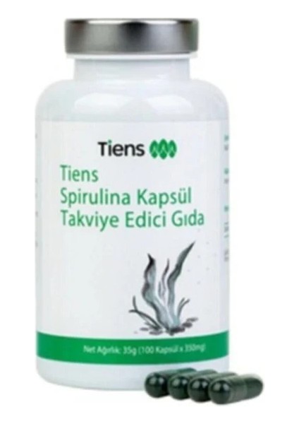 Spirulina İçeren Kapsül Takviye Edici Gıda