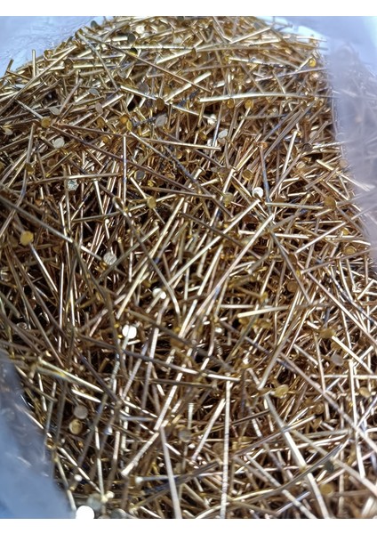 Nikel Kaplama Düz Takı Çivisi Sarı 1kg 35MM modelleri