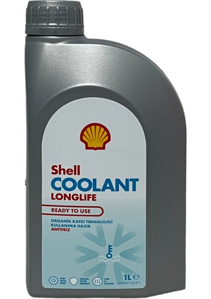 Coolant Longlife 4 Mevsimlik Kırmızı Antifriz 1 Litre 2 Adet