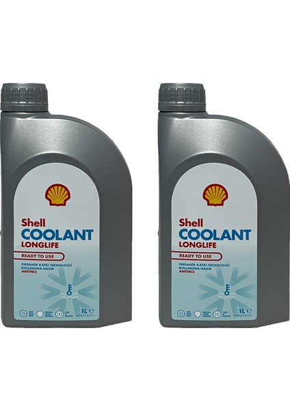 Coolant Longlife 4 Mevsimlik Kırmızı Antifriz 1 Litre 2 Adet