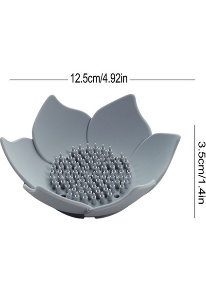 Sabunluk Lotus Tasarımlı Şık Sabunluk Katı Sabunluk Su Giderli Sabunluk fiyatları