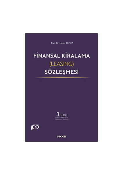 Finansal Kiralama (Leasing) Sözleşmesi - Murat Topuz