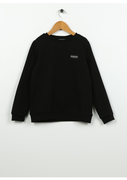 Düz Kadın Siyah Sweatshırt D3WG-SWT12
