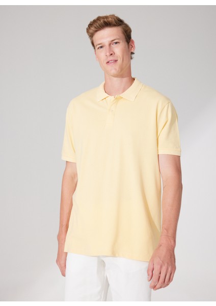 Polo Yaka Sarı Erkek T-Shirt 4A9000000001 fiyatları