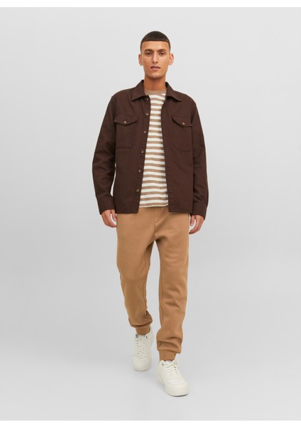 Regular Fit Kahve Erkek Eşofman Altı 12249274_JPSTGORDON Jjbradley Sweat