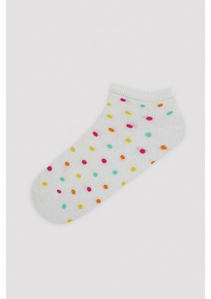 Renkli Puantiyeli 5li Patik Çorap fiyatları