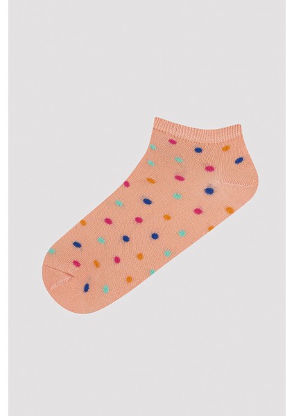 Renkli Puantiyeli 5li Patik Çorap indirimleri