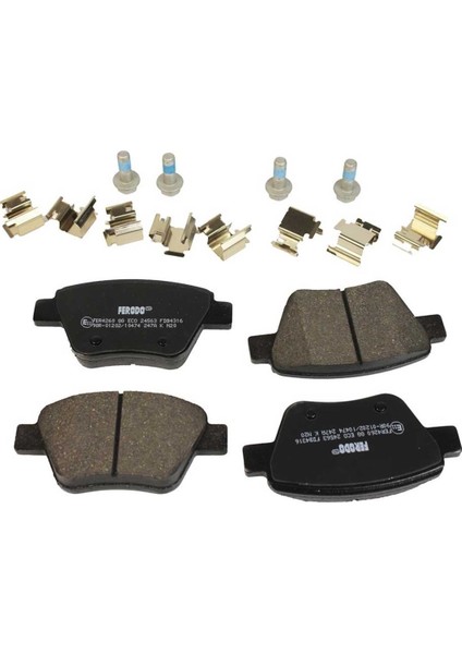 Vw Jetta Arka Fren Balatası 2011-2017 Ferodo Takım