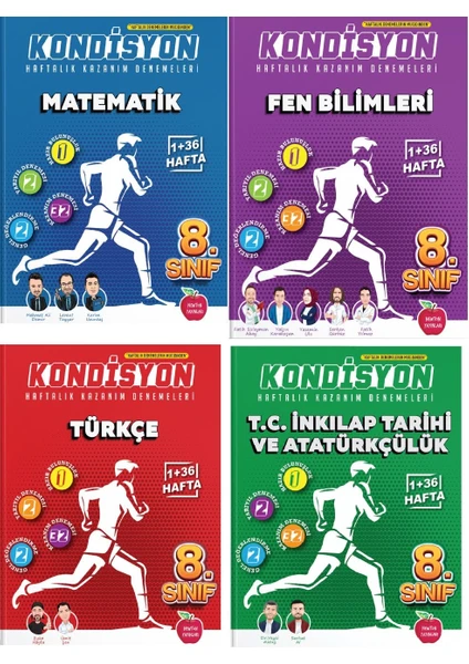 Newton Yayınları 8. Sınıf LGS Yeni 4'lü Kondisyon Deneme Seti