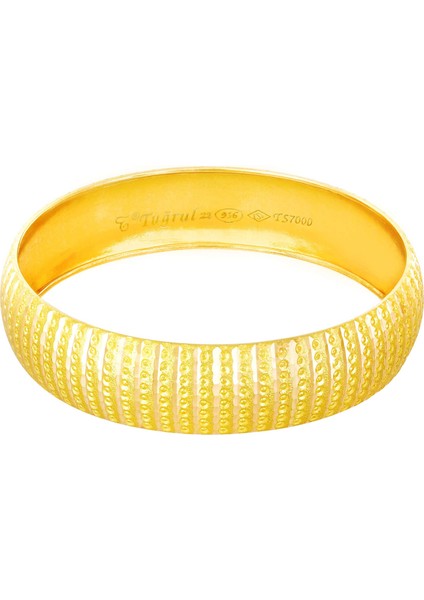 15 gr(gram) 15 mm 22 Ayar İşçiliksiz Bilezik TBC0015-9