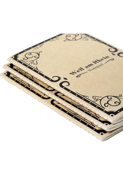 Kraft Notebook 3'lü Set Karışık ( Çizgisiz, Çizgili ve Kareli)