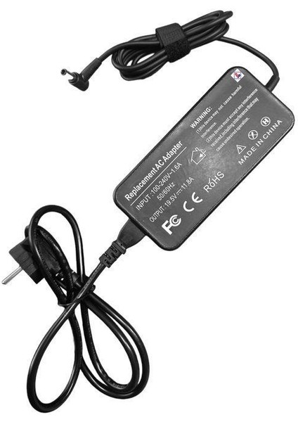19.5 Volt 11.8 Amper Asus Adaptör 19.5 Volt 11.8 Amper 6.0 mm 3.7 mm Iğneli Adaptör