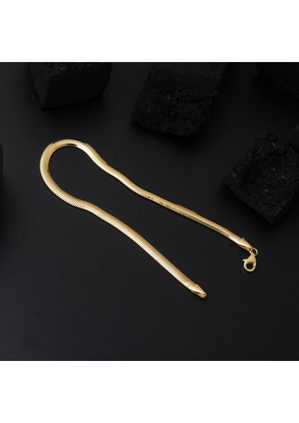 Balıksırtı Italyan 14 Ayar Altın Bileklik 5 Mm. Enli fırsatları