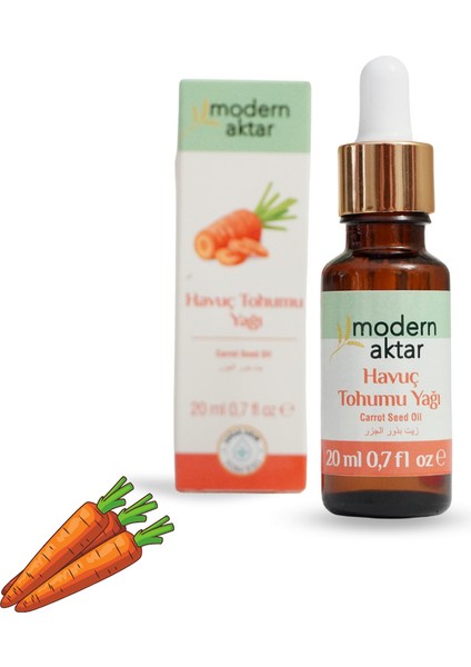 Doğal Havuç Tohumu Yağı 20 ml