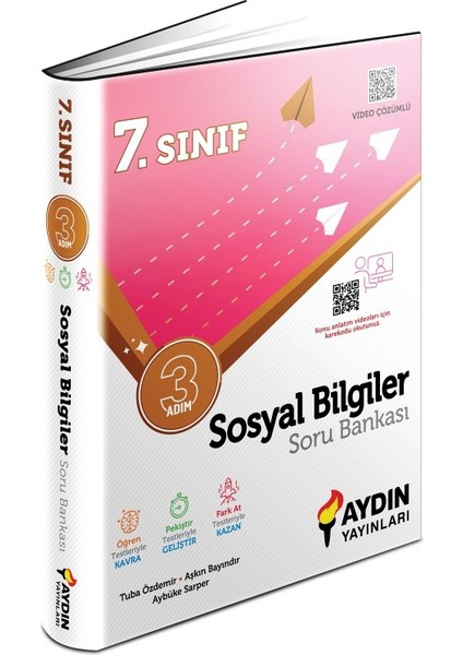 Aydın Yayınları 7. Sınıf Sosyal Bilgiler Üç Adım Soru Bankası