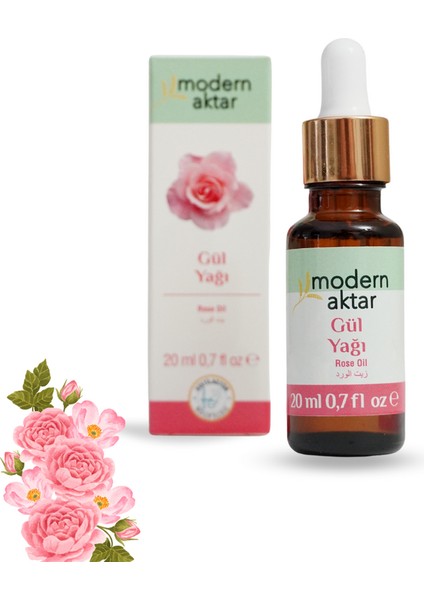Doğal Gül Yağı 20 ml