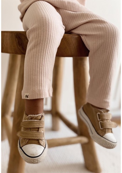 Fitilli Tayt 0-5 Yaş Pudra Pembe