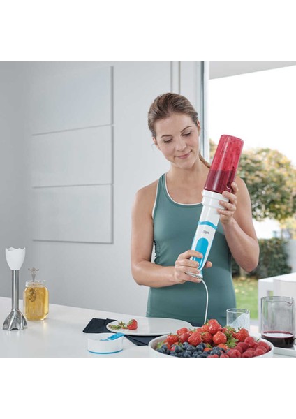 MQ5251WH Fıt El Blender ve Kişisel Smoothie Blender 2'li Set (1000 Watt)