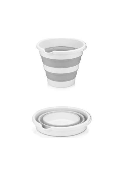 Katlanır Silikon Su Kovası Banyo Temizlik Kovası 12 Litre /cn.h.3 fiyatları