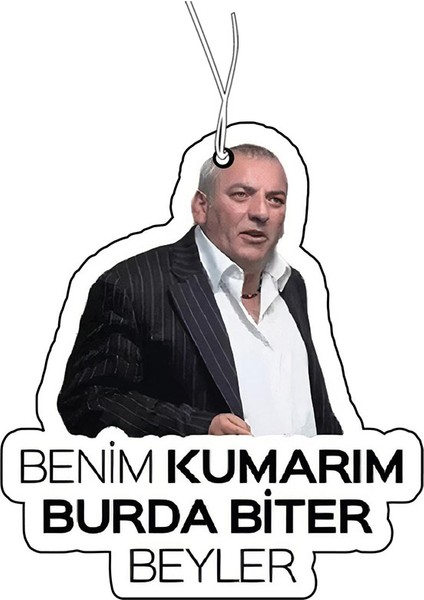Kolpaçino Ekrem Abi Tasarımlı Dekoratif Oto Kokusu ve Aksesuarı