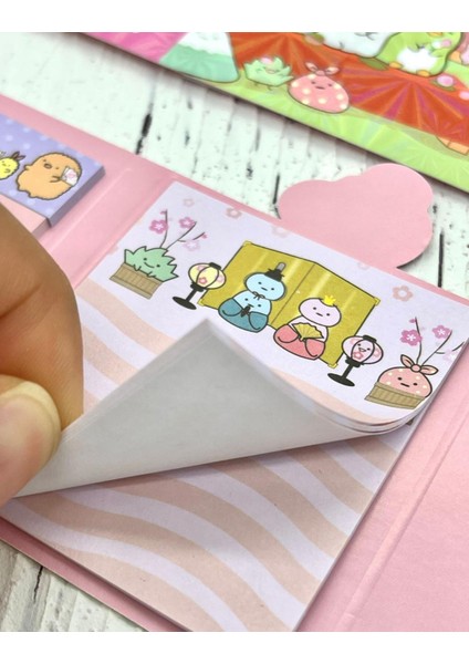 Sevimli Sumikko Yemek Temalı Post-It / Sticky Note / Index