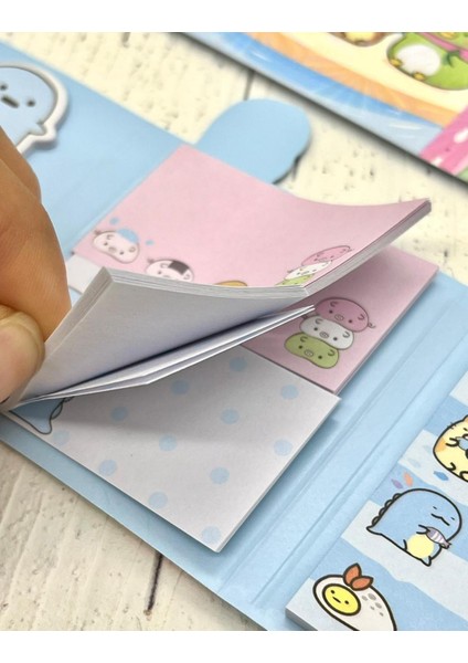 Sevimli Sumikko Abur Cubur Temalı Post-It / Sticky Note / Index