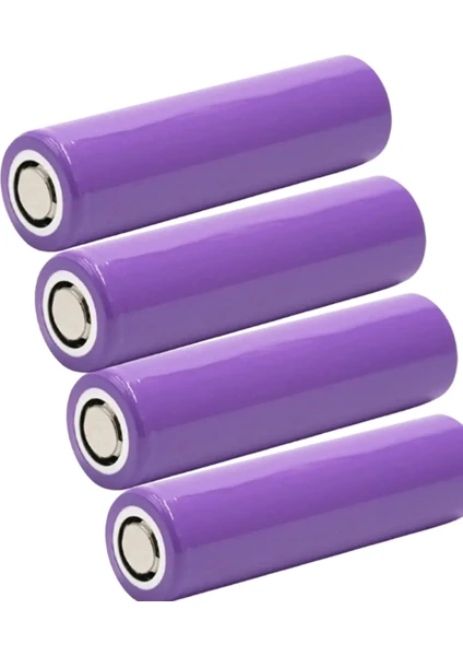 4 Adet 3.7V Şarjlı 18650 Lityum Pil 1200MAH 34GR Şarj Edilebilir Li-Ion Pil 1200MAH-18650 4lülityumpil