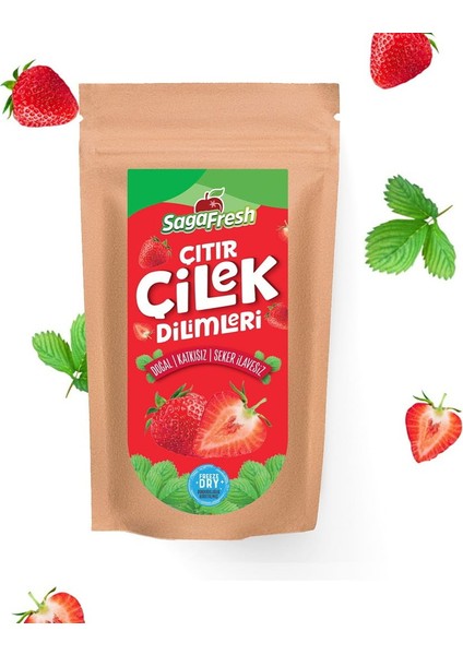 Dondurularak Kurutulmuş Çilek Dilimleri 50 gr fiyatları