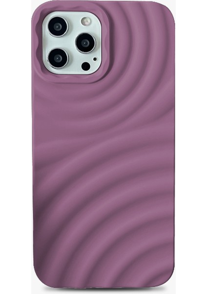 Apple iPhone 13 Pro Max Uyumlu Kılıf Zebana 3D Water Silikon Kılıf Mor fiyatları