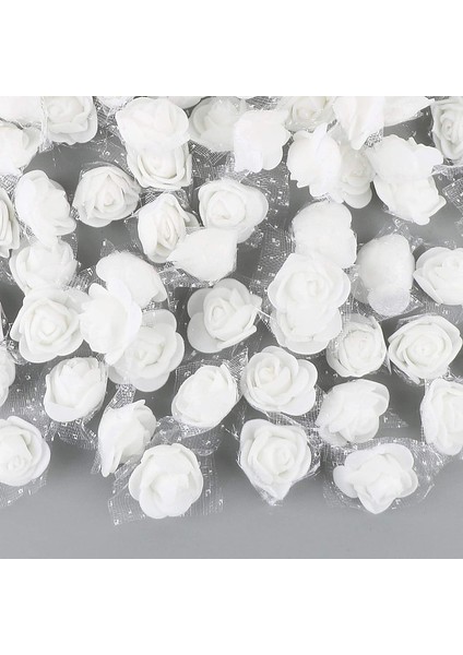500 Adet Yapay Köpük Çiçek Pe Tomurcukları Beyaz (Yurt Dışından)