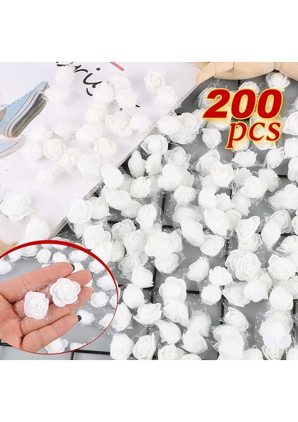500 Adet Yapay Köpük Çiçek Pe Tomurcukları Beyaz (Yurt Dışından) modelleri