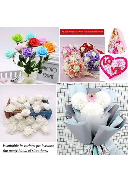 500 Adet Yapay Köpük Çiçek Pe Tomurcukları Beyaz (Yurt Dışından) indirimleri