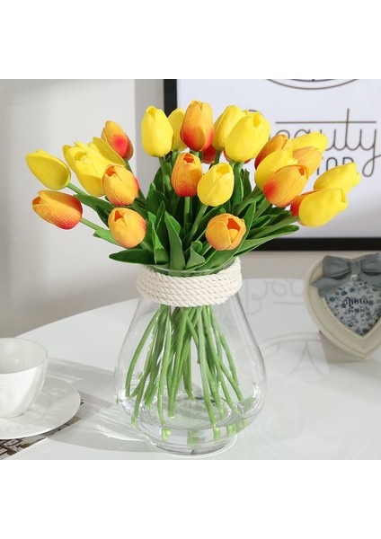 20 Adet Simüle Lale, Turuncu (Yurt Dışından) indirimleri