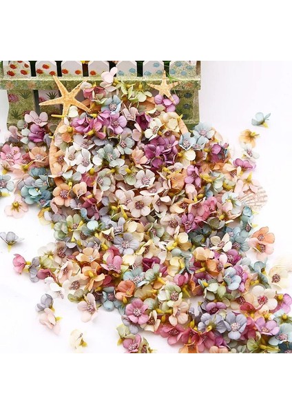 100 Adet Çiçek Başlığı, Mini Yapay Çok Renkli Papatya Başlığı (Yurt Dışından) modelleri