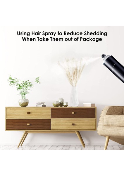 Kurutulmuş Pampas Otu Süsü 30'lu Set, Doğal Kurutulmuş Çiçekler 45 cm Beyaz (Yurt Dışından) fırsatları