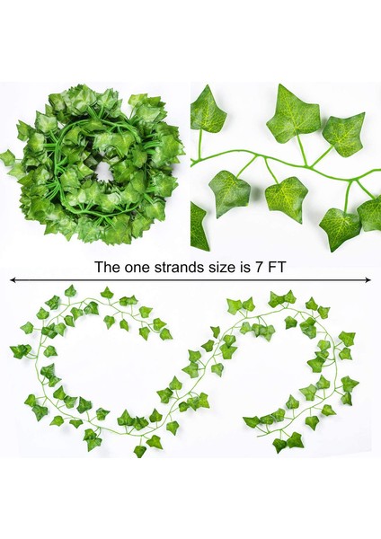 24 Adet Yapay Yaprak Asma Çelenk Bitki Süsleme (Yurt Dışından) fırsatları