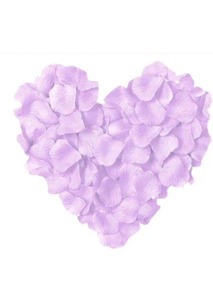 1000 Adet Ipek Yapay Gül Yaprağı Açık Mor (Yurt Dışından)