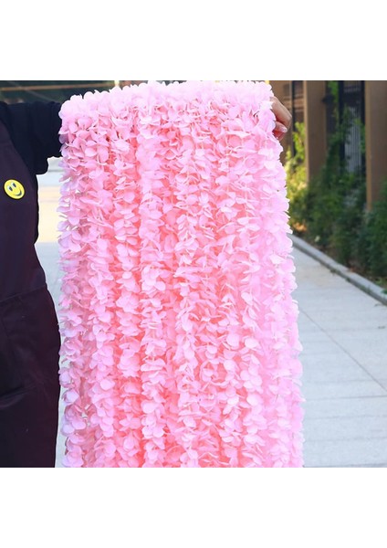 10 Adet 100 cm Ipek Yapay Çelenk Pembe (Yurt Dışından)