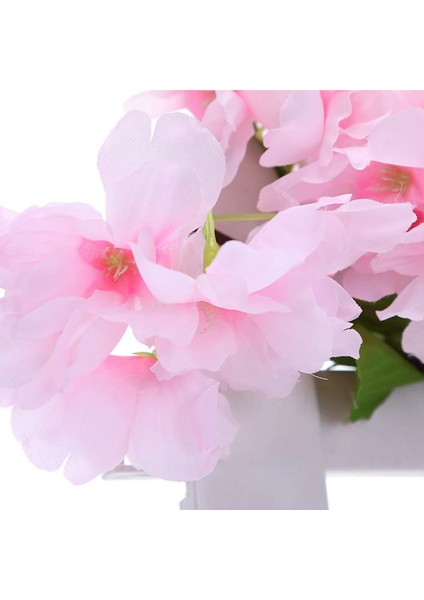 2 Adet x 235CM Yapay Simülasyon Kiraz Çiçeği Kolye Çelenk Pembe (Yurt Dışından) fiyatları