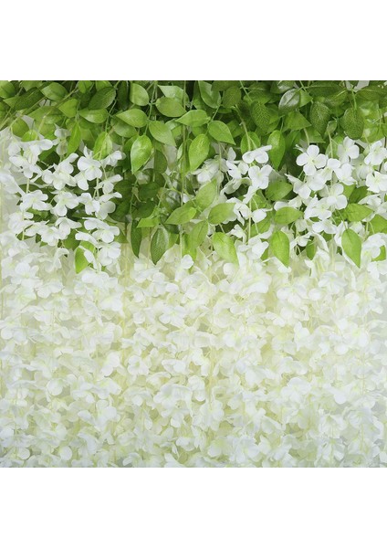 24 Yapay Çiçekten Oluşan Asma Çelenk Seti 110 Cm, Beyaz (Yurt Dışından) indirimleri