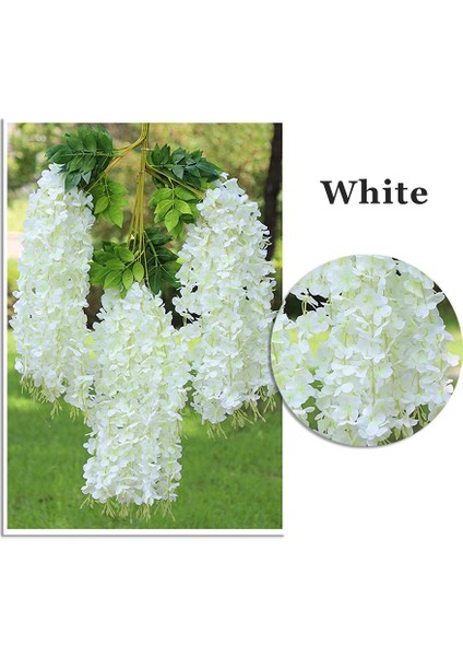 12 Adet Yapay Morsalkım Asma Çekicilik Çelenk Vadinin Zambakları Beyaz (Yurt Dışından) fırsatları