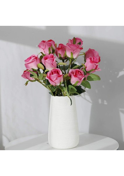 10 Adet Buket Süslemesi Için Yapay Gül Kırmızı Gül Çiçek Açan Güller (Yurt Dışından) fırsatları