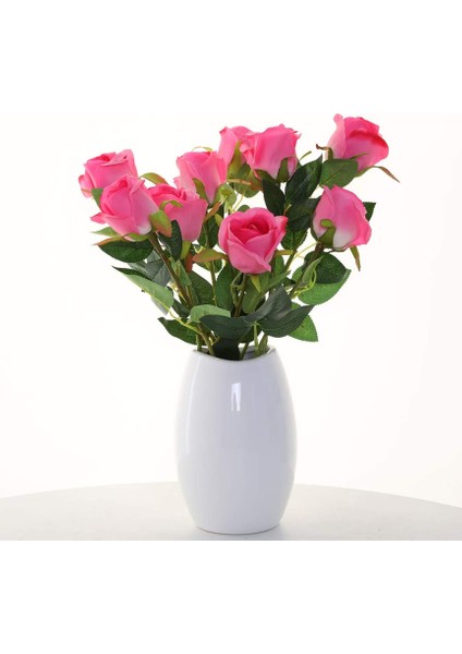 10 Adet Buket Süslemesi Için Yapay Gül Kırmızı Gül Çiçek Açan Güller (Yurt Dışından) indirimleri