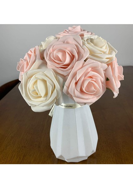 25 Adet Saplı Yapay Köpük Gül Şampanya Tozu + Krem (Yurt Dışından) fırsatları