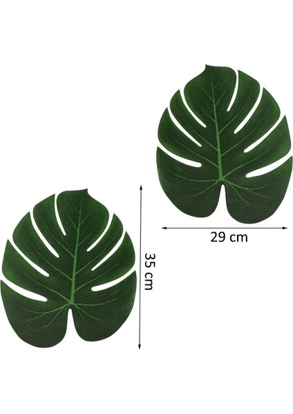 15 Adet Yapay Palmiye Yaprağı Seti, 29 x 35 cm (Yurt Dışından) fiyatları