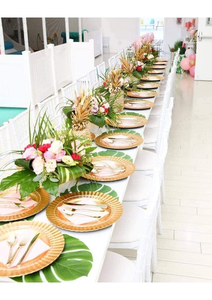 15 Adet Yapay Palmiye Yaprağı Seti, 29 x 35 cm (Yurt Dışından) fırsatları